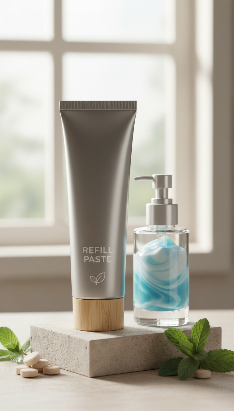 Refillable Toothpaste Tube