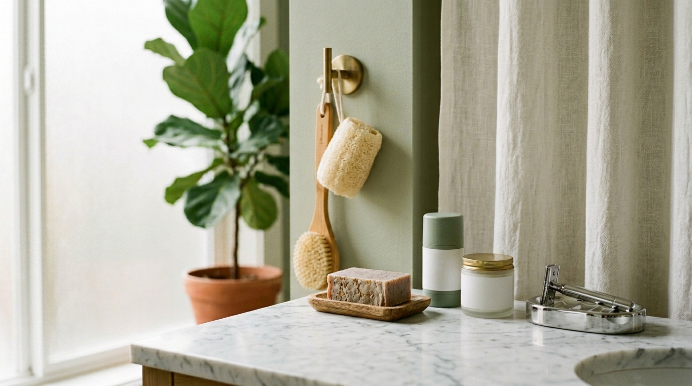 Luxury sustainable bathroom